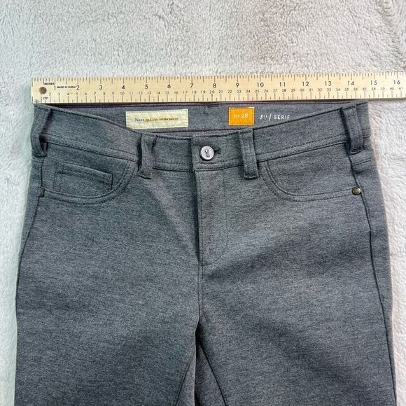 Pilcro and the Letterpress Womens Pants Size 28 Serif Soft Stretch Skinny Slim - Picture 4 of 8